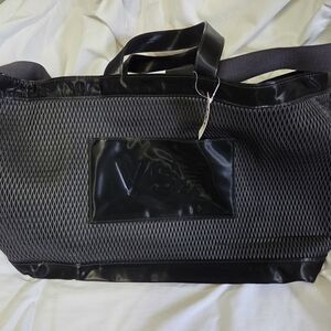 VSX Black Mesh Duffel Bag NWT